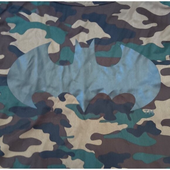 Batman Tank Top Lot Mens Sleeveless XL Camo & Black Train Hard Gym Work Out - Picture 6 of 8
